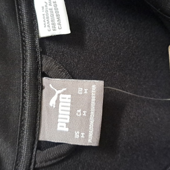 Puma Black/White Zip Up Jacket. Size Medium NWT - Picture 8 of 12